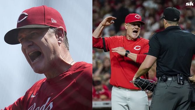 Watch: Reds manager David Bell gets tossed in peculiar turn of events