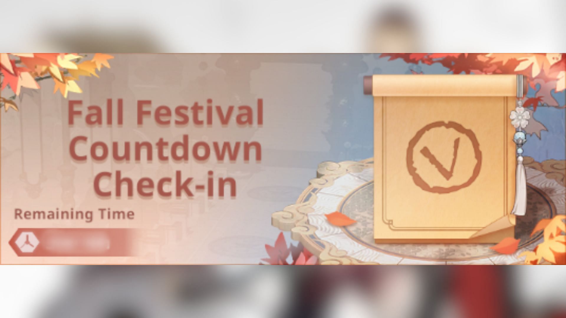 Fall Festival Countdown Check-in event rewards free items daily by logging in (Image via Netmarble)