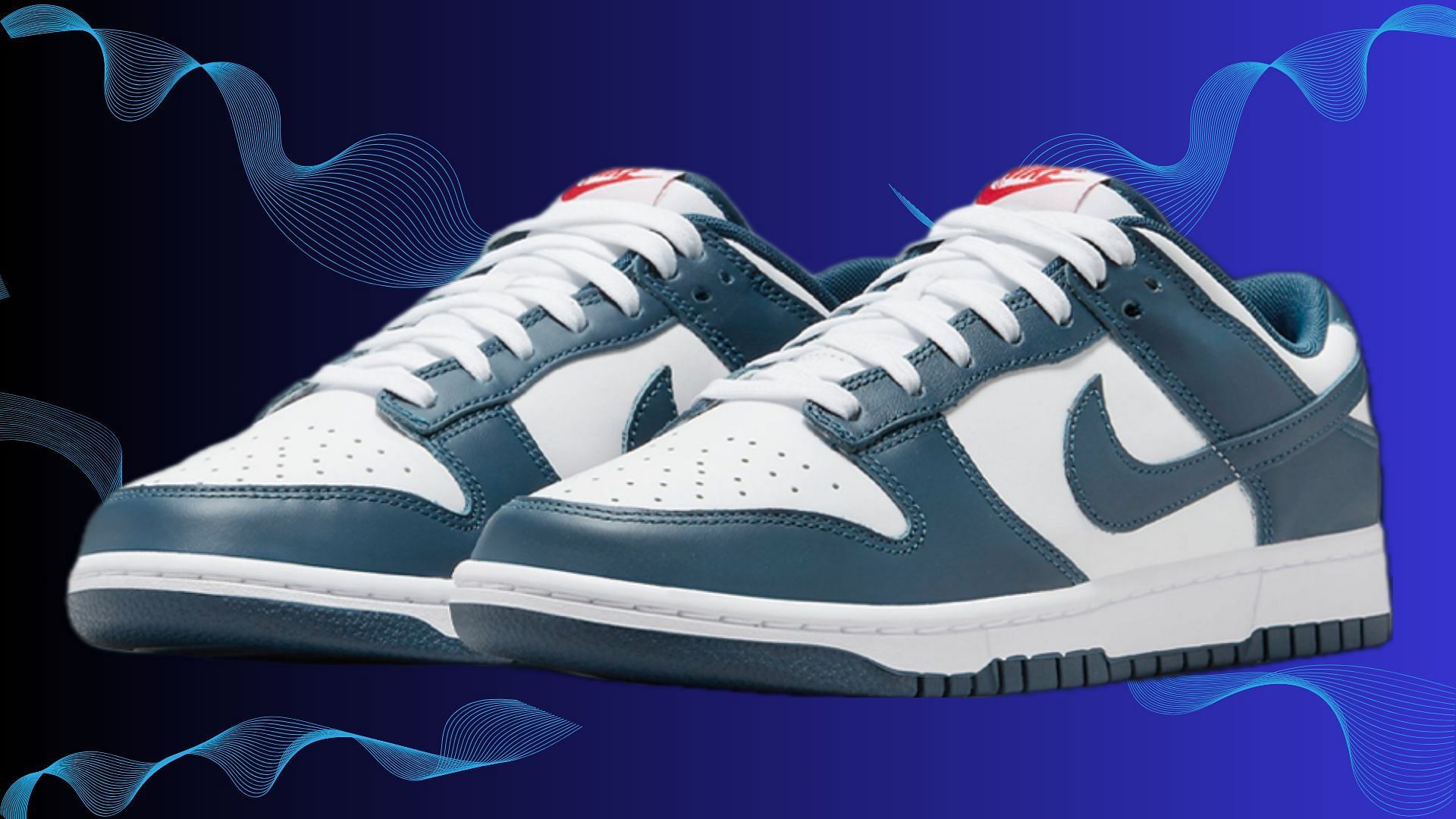 Nike Dunk Low Valerian Blue shoes (Image via Nike)