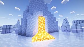 Minecraft player finds lava in an odd location