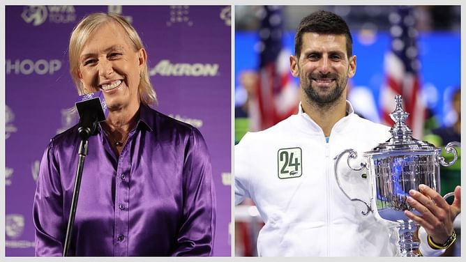"Making history time and time again" - Martina Navratilova lauds Novak Djokovic for US Open triumph & record-extending 24th Grand Slam