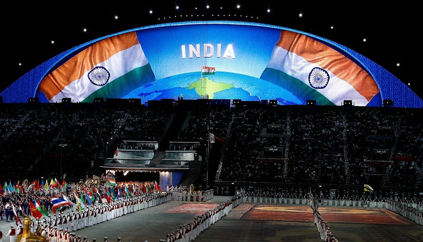 Representing India at multinational events (Image via Olympics.com)