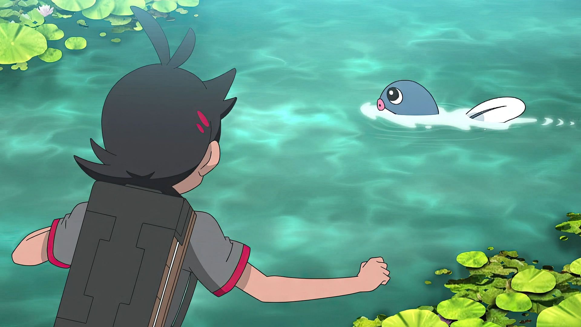 Poliwag as seen in the anime (Image via The Pokemon Company)