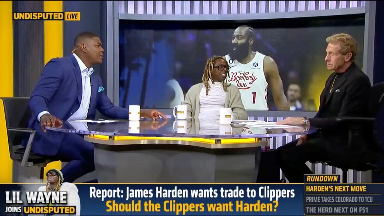 Lil Wayne got the best of Skip Bayless while debating about James Harden