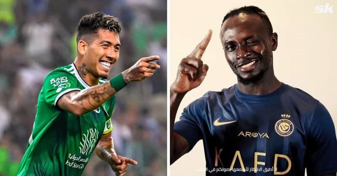 Sadio Mane spotted trolling former Liverpool teammate Roberto Firmino in Al Nassr's win over Al Ahli