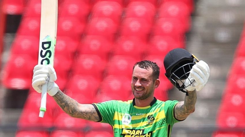 Alex Hales produced a magnificent effort against the St. Lucia Kings