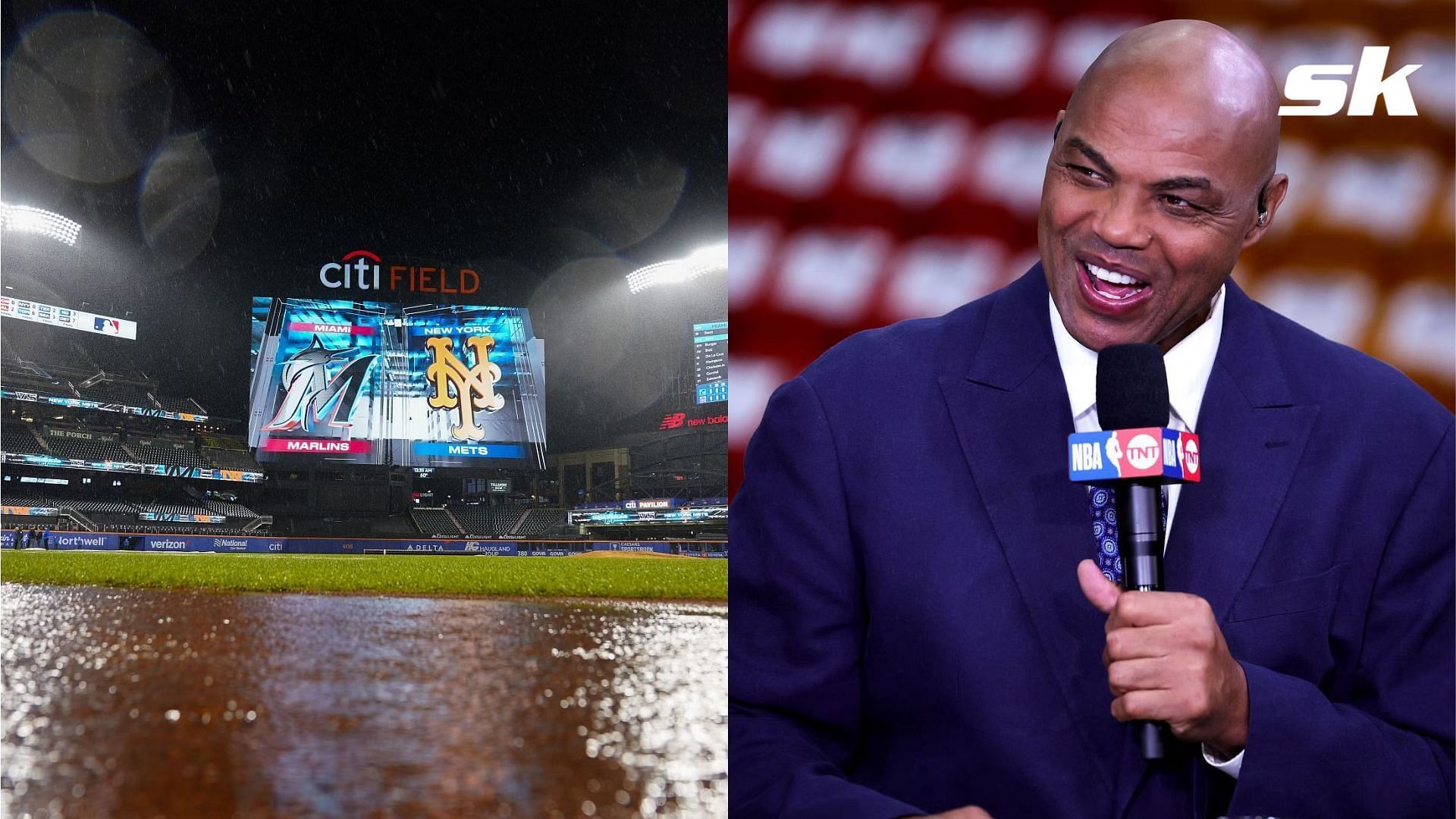 NBA legend Charles Barkley said the suspension of the Marlins and Mets game cost him his bet he placed