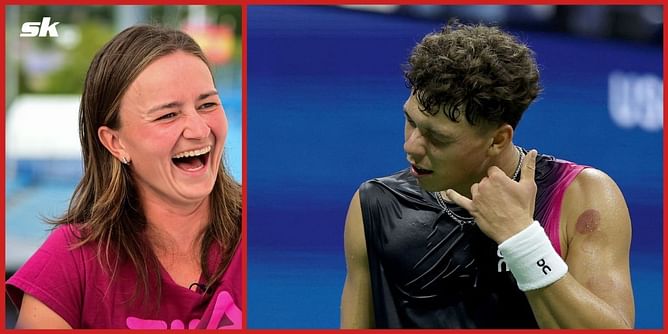 "No, it's Ben Shelton's, I'll leave it to him, but maybe there are others" - Barbora Krejcikova on copying 'dialed-in' celebration after San Diego win