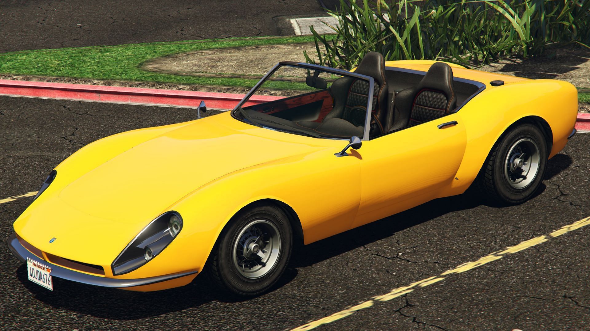 Topless variant of the Grotti Stinger (Image via GTA Wiki)