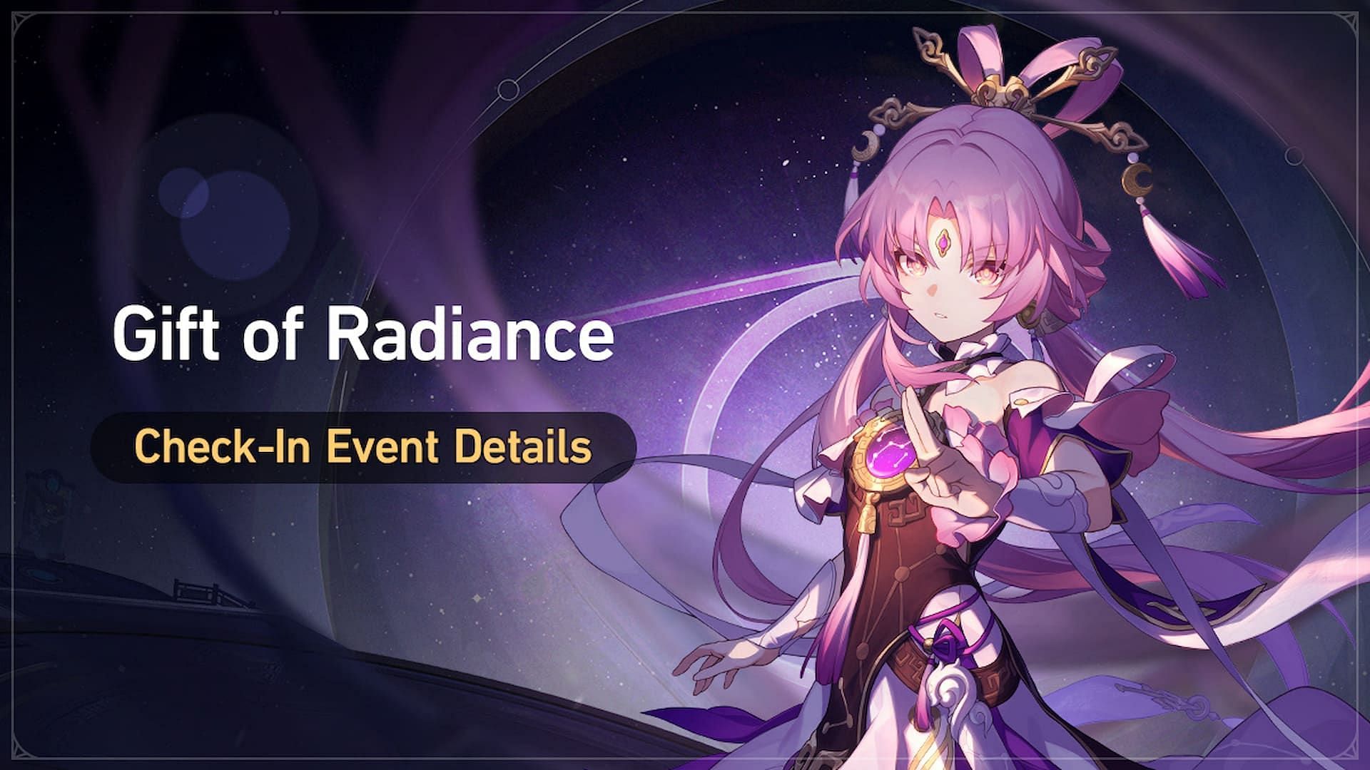 Banner for the Gift of Radiance event