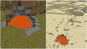 Which biome is best for finding lava lakes in Minecraft