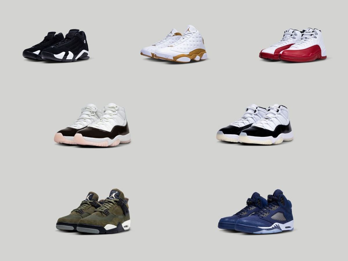Total 15 Air Jordan retro sneakers dropping for Holiday 2023 (Image via Sportskeeda)