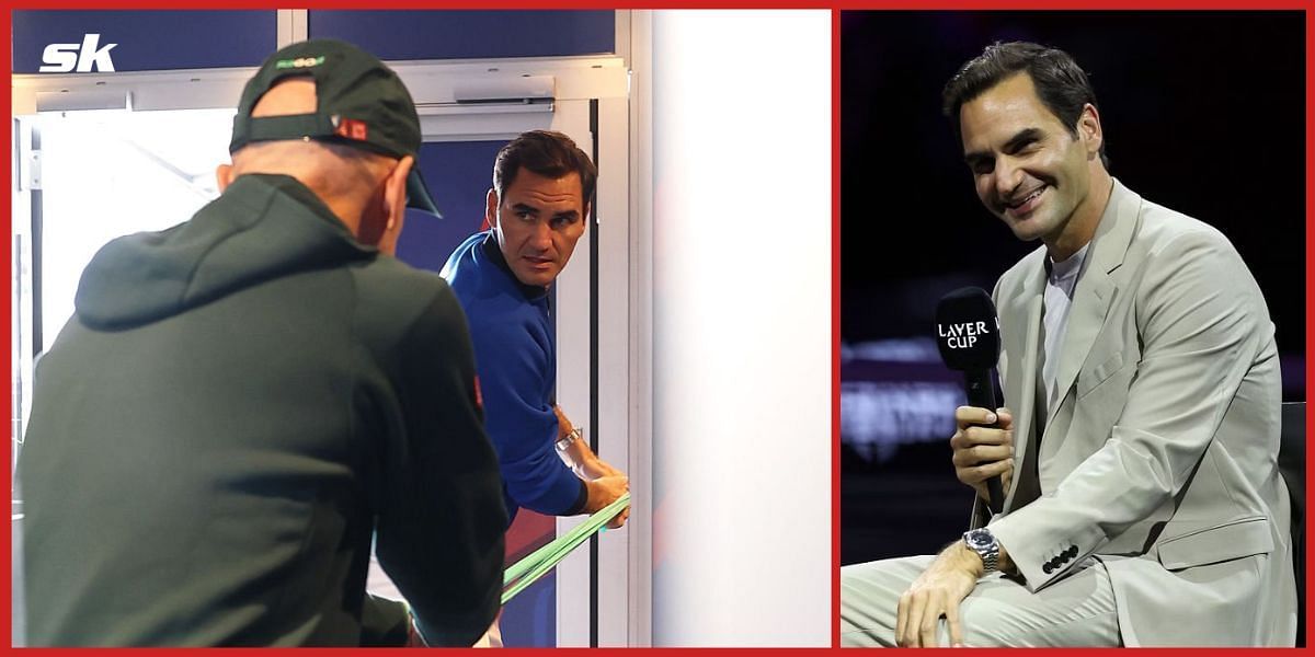 Roger Federer was at the Laver Cup this week.
