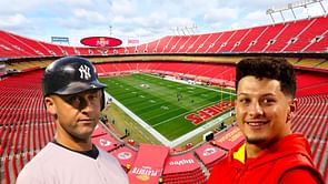 Derek Jeter jokes about being a larger-than-life influence on Patrick Mahomes and his NFL career: "You were watching old films of me"