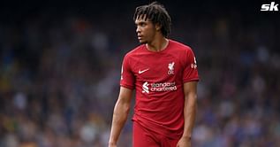 "Get me in the league, NBA" - Trent Alexander-Arnold makes Instagram plea after outrageous trick shot in Liverpool training