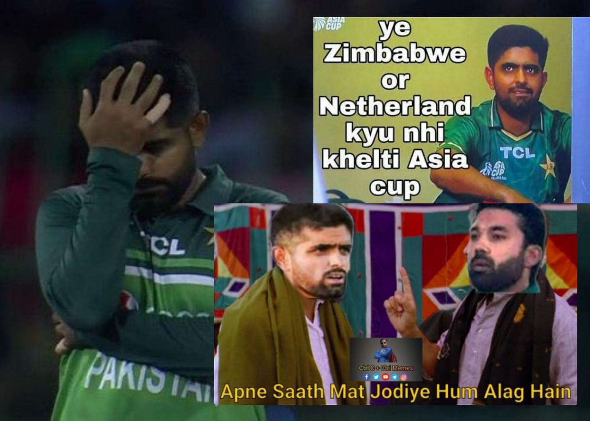 Fans troll Babar Azam after his failure against Sri Lanka on Thursday. 