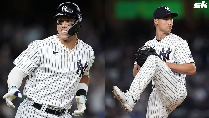 Yankees pitcher Luke Weaver in awe of Aaron Judge after incredible three-homer game: "I'm surprised he doesn't have a bazillion homers"
