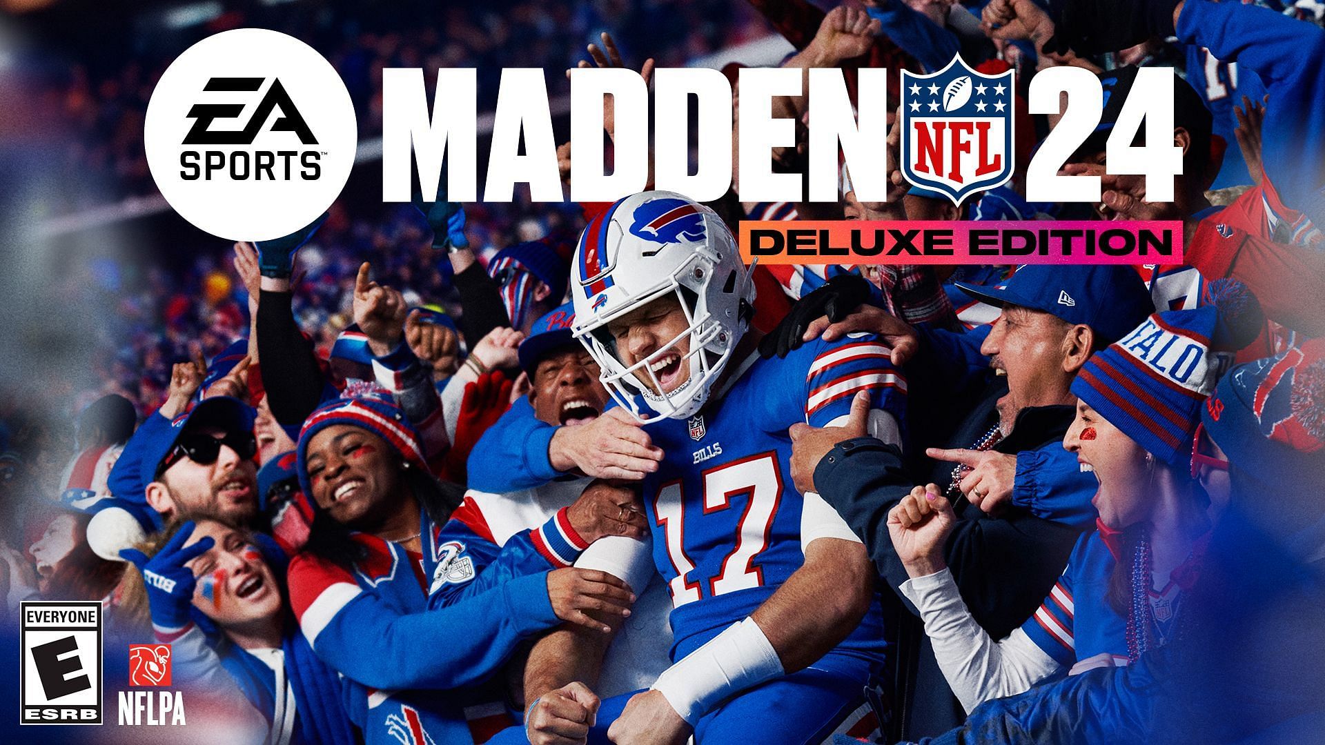 Cover Photo of Madden 24 Deluxe Edition featuring Buffalo Bills quarterback Josh Allen. (Image credit: Electronic Arts)