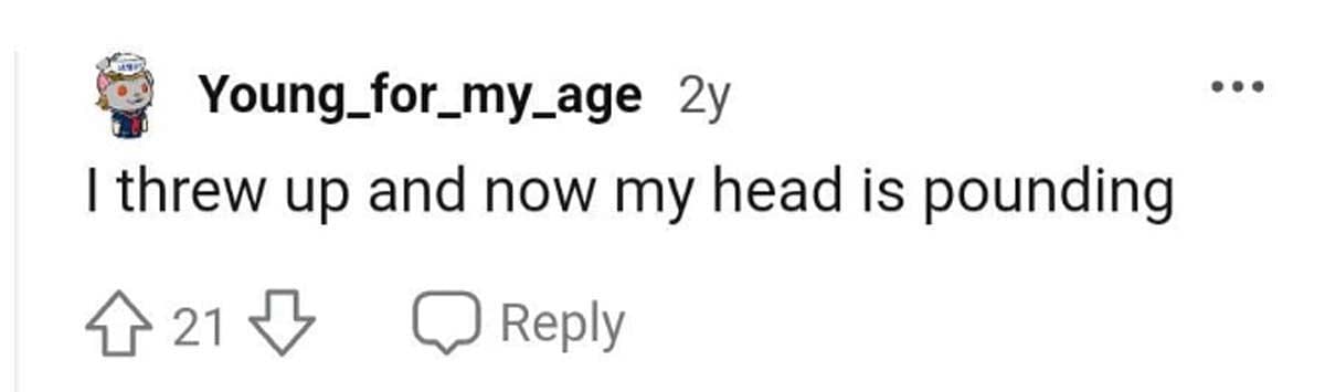 A comment reacting to the accident (Image via Reddit r/watchthingsfly/Young_for_my_age)