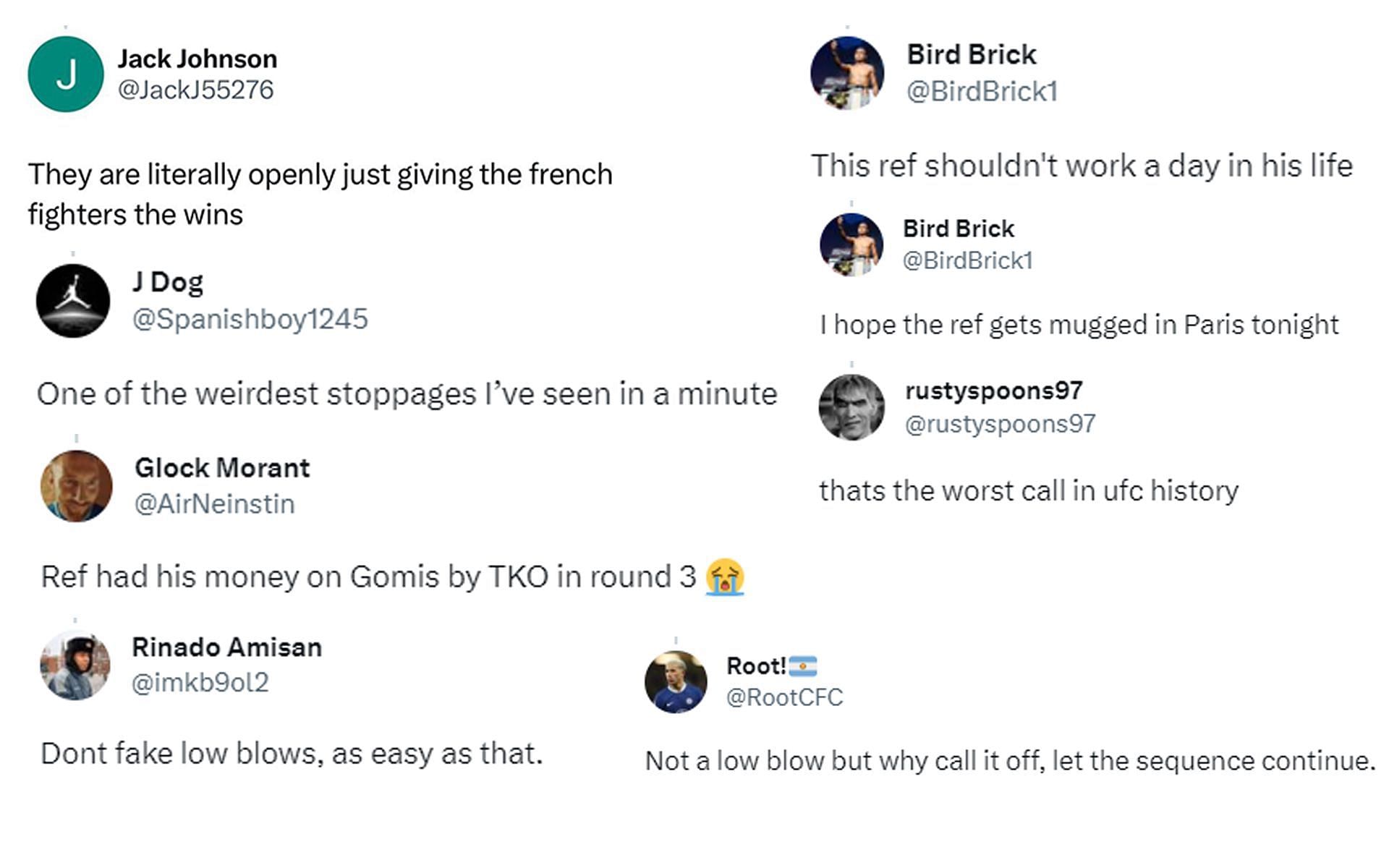 MMA Twitter reacts to UFC Paris stoppage