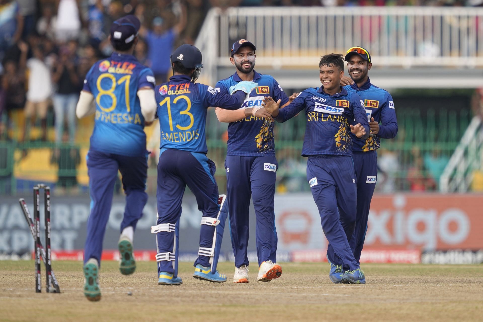 Sri Lanka went down to India by 41 runs in Colombo. (Pic: AP Photo/Eranga Jayawardena)