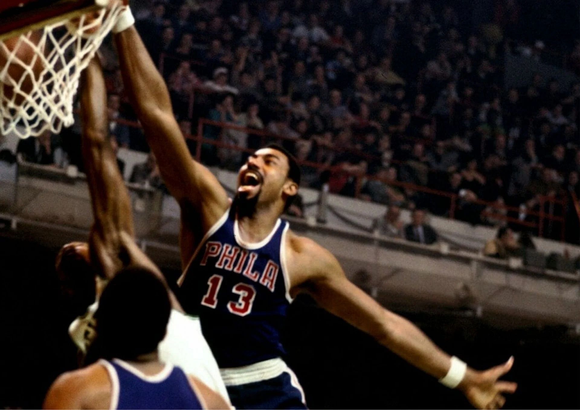 Wilt Chamberlain established the all-time record in most rebounds in game in NBA history with 55 in 1960.