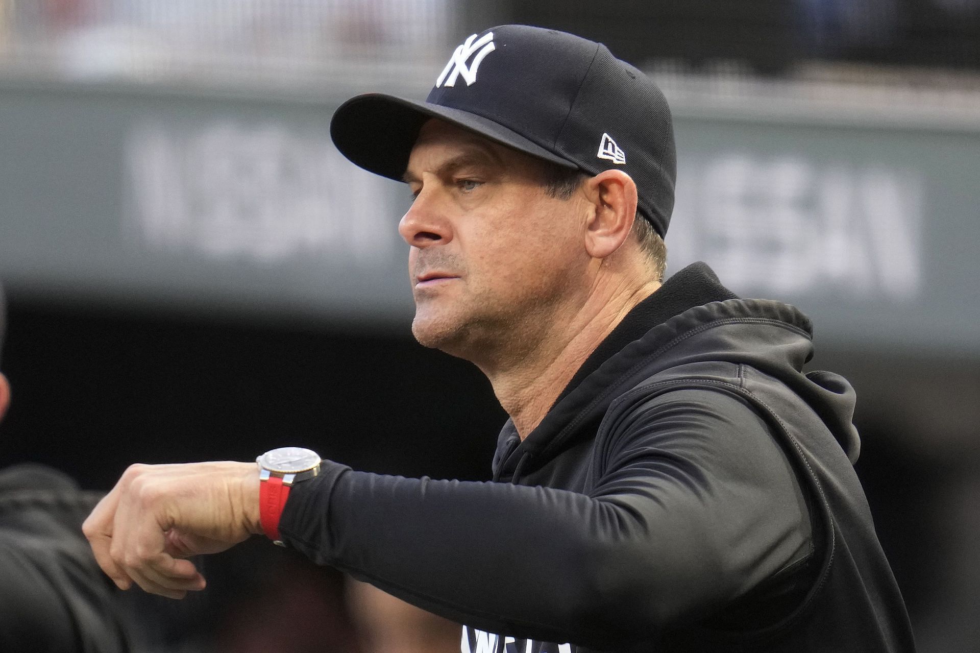 Aaron Boone played for both the Marlins and Yankees