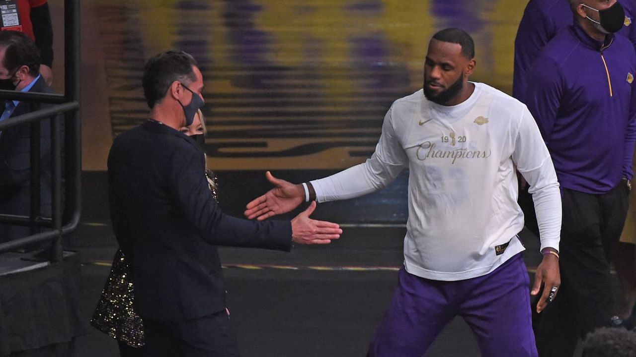 LA Lakers GM Rob Pelinka is impressed with LeBron James