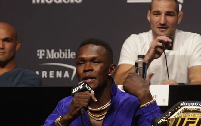 "Tell them why you did it" - Israel Adesanya accuses Sean Strickland of 'selling his soul' to Monster Energy Drink after new deal