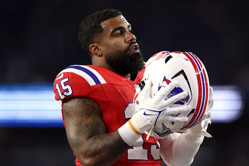 Ezekiel Elliott during Miami Dolphins v New England Patriots