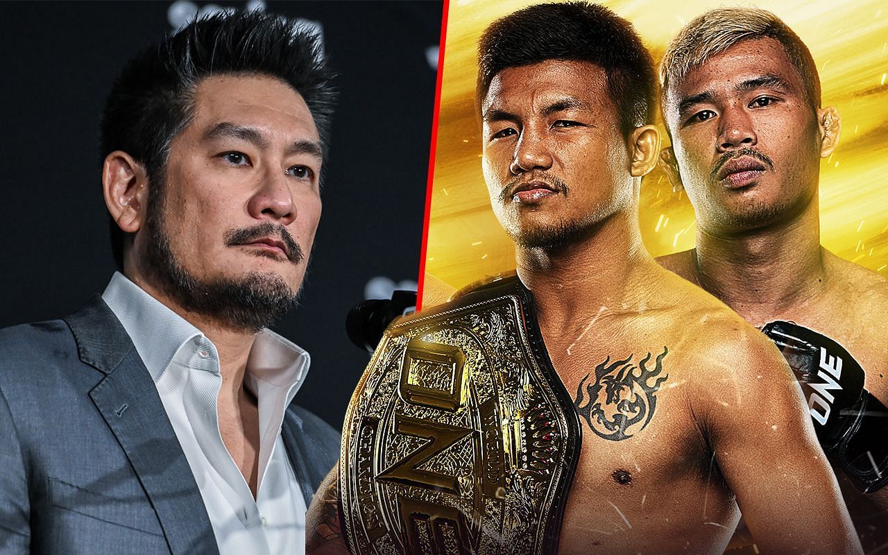Chatri Sityodtong (Left) is hyped for ONE Friday Fights 34 (Right)