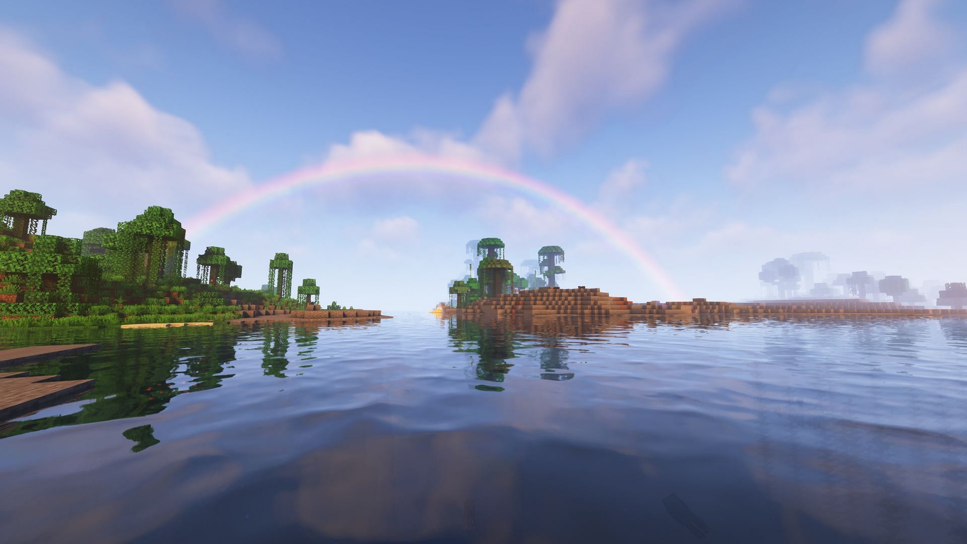 Running Minecraft shaders on high settings can really put pressure on the GPU of a device (Image via Mojang)