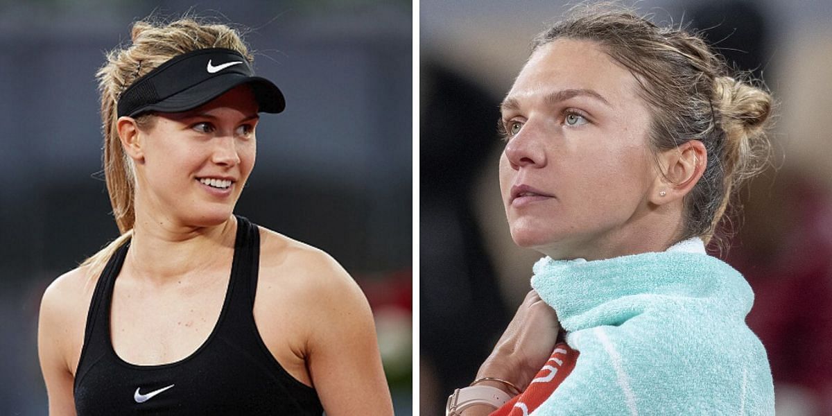 Eugenie Bouchard and Simona Halep