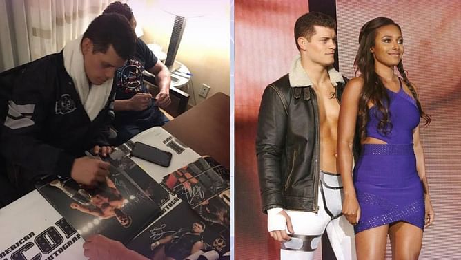"This man knew what he was doing" - Cody Rhodes' naughty interaction with wife Brandi has fans convinced WWE is set to sign another AEW star