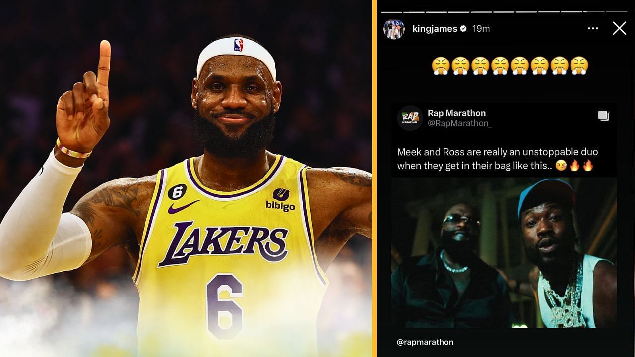LeBron James excited for Meek Mill and Rick Ross track, 