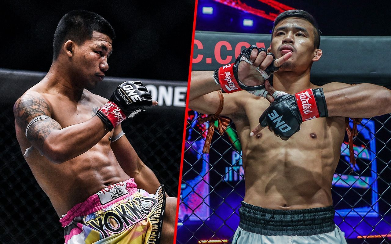 Rodtang Jitmuangnon and Superlek Kiatmoo9 - Photo by ONE Championship