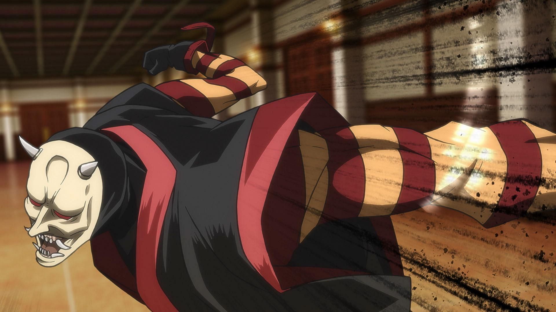 Han&#039;nya as seen in the 2023 Rurouni Kenshin anime (Image via LIDEN FILMS)