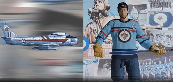 Jets unveil special Royal Canadian Air Force Flyers-inspired jerseys