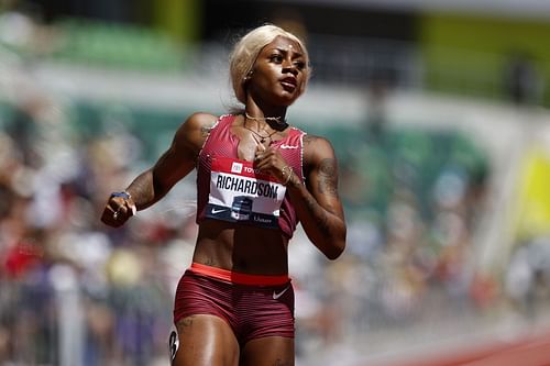 Richardson at 2022 USATF Outdoor Championships