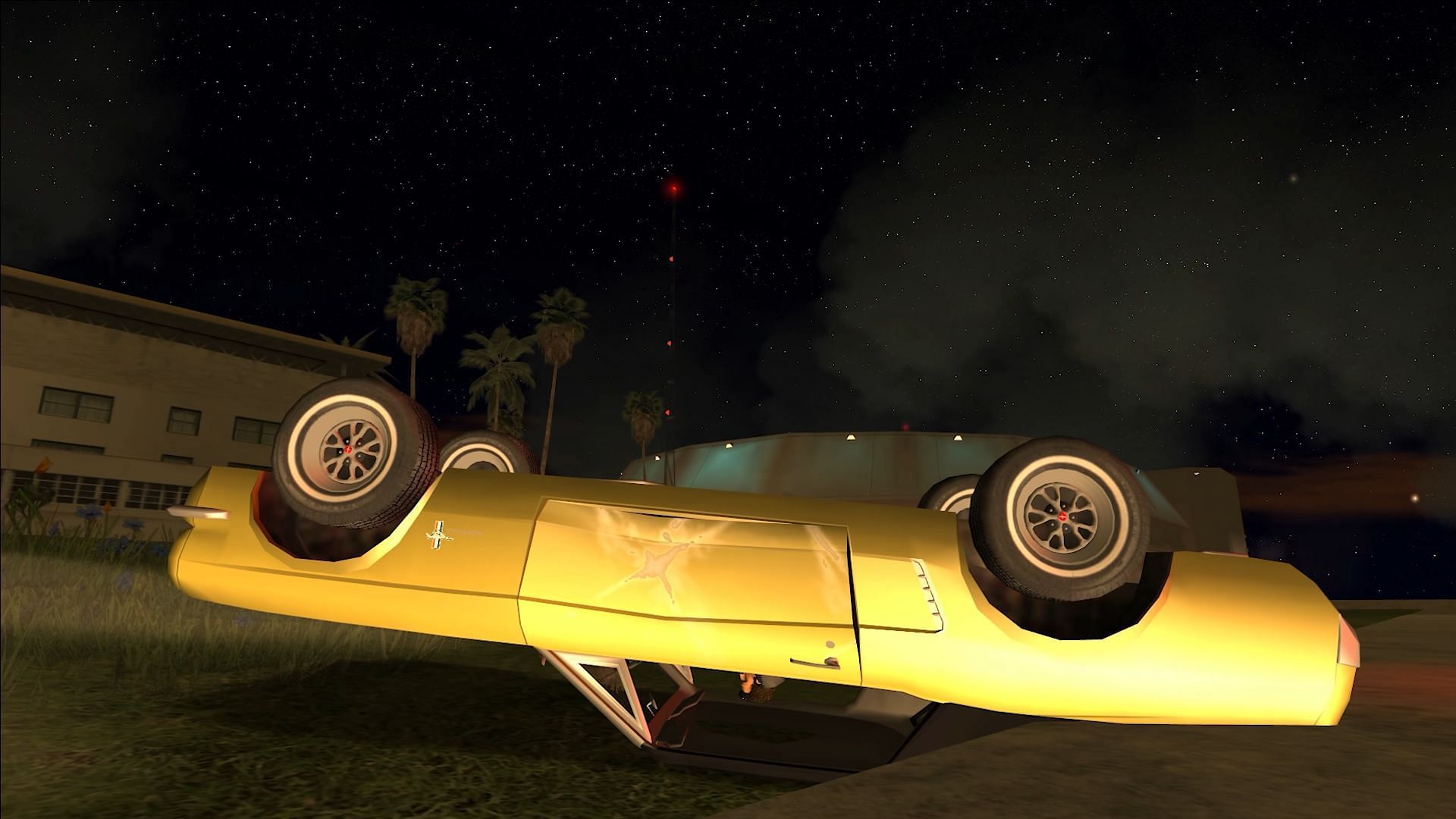 One of the features of this mod is that upside-down cars don&#039;t explode anymore (image via just Gesha)