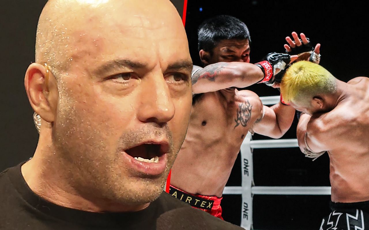 Joe Rogan (L) / Rodtang vs. Superlek (R) Photo: ONE Championship