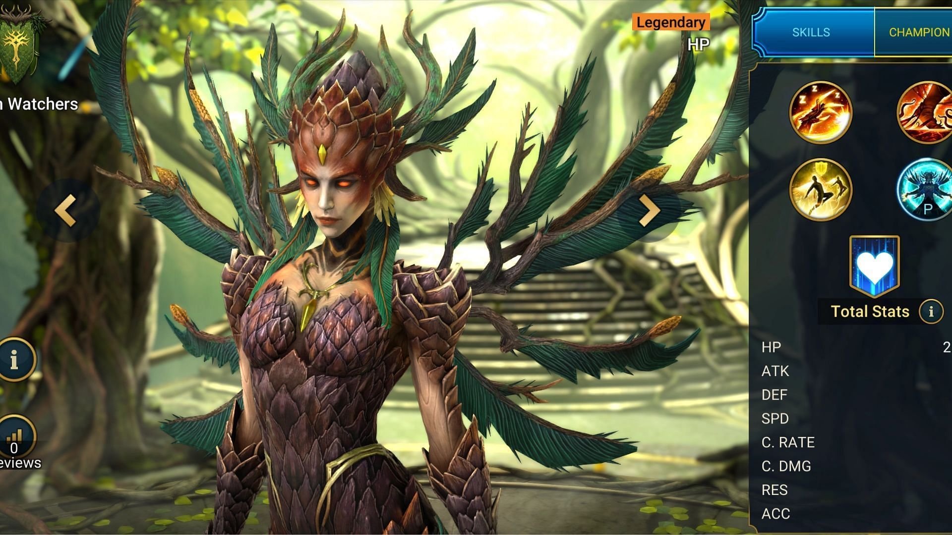 Claidna in Raid Shadow Legends. (Image via Plarium)