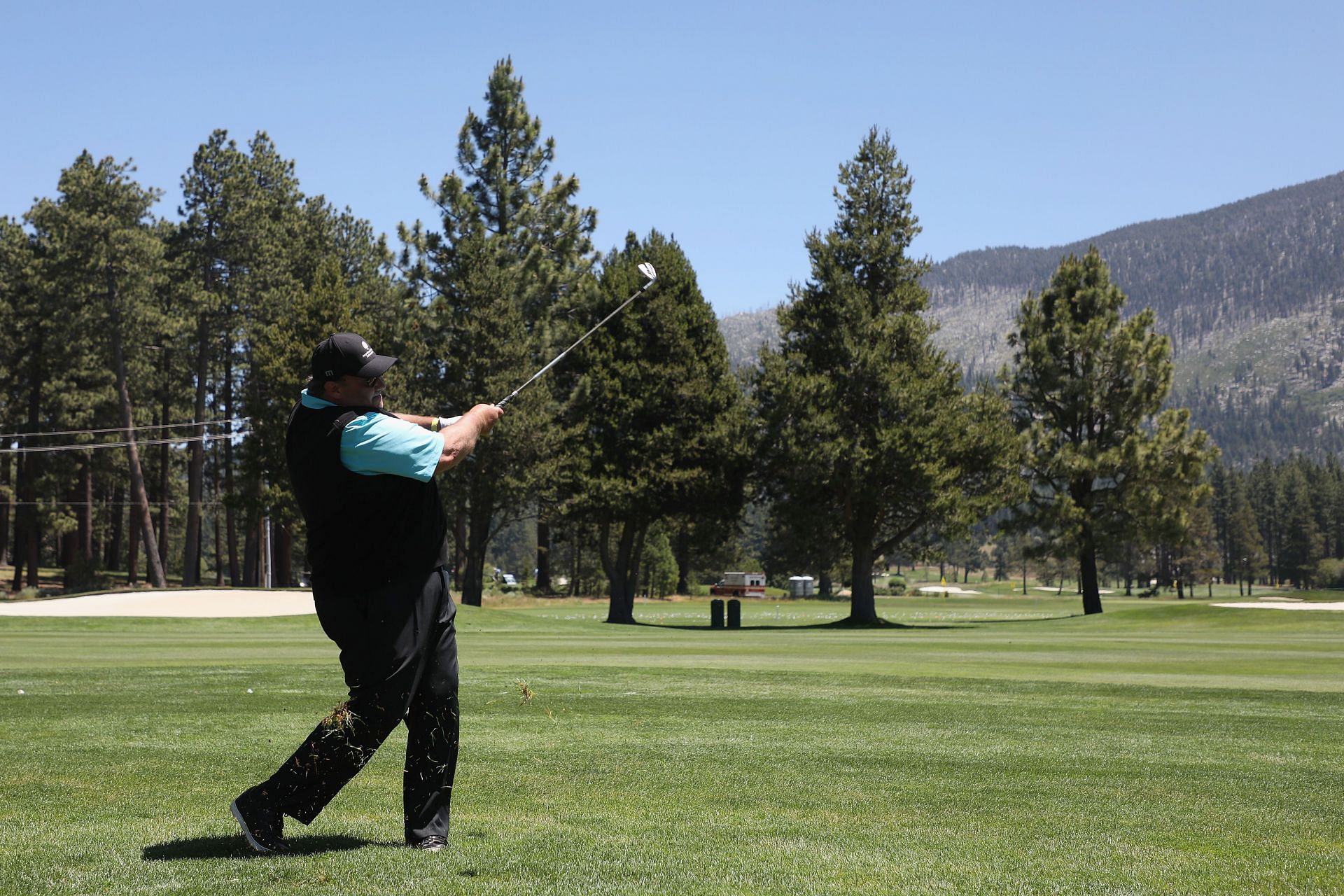 Brian Baumgartner at the American Century Championship (Image via Getty)