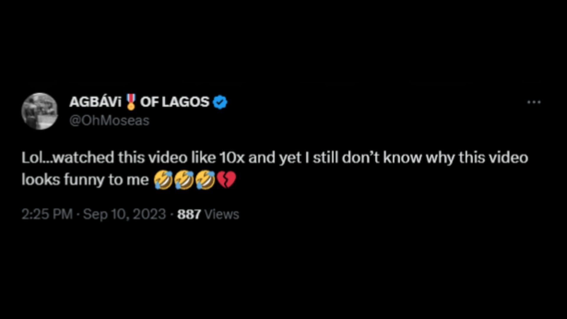 Screenshot of an X user remarking on Harris&#039; viral video of dancing at the White House&#039;s 50th celebration of Hip-Hop. (Photo via @JoeyMannarinoUS/X)