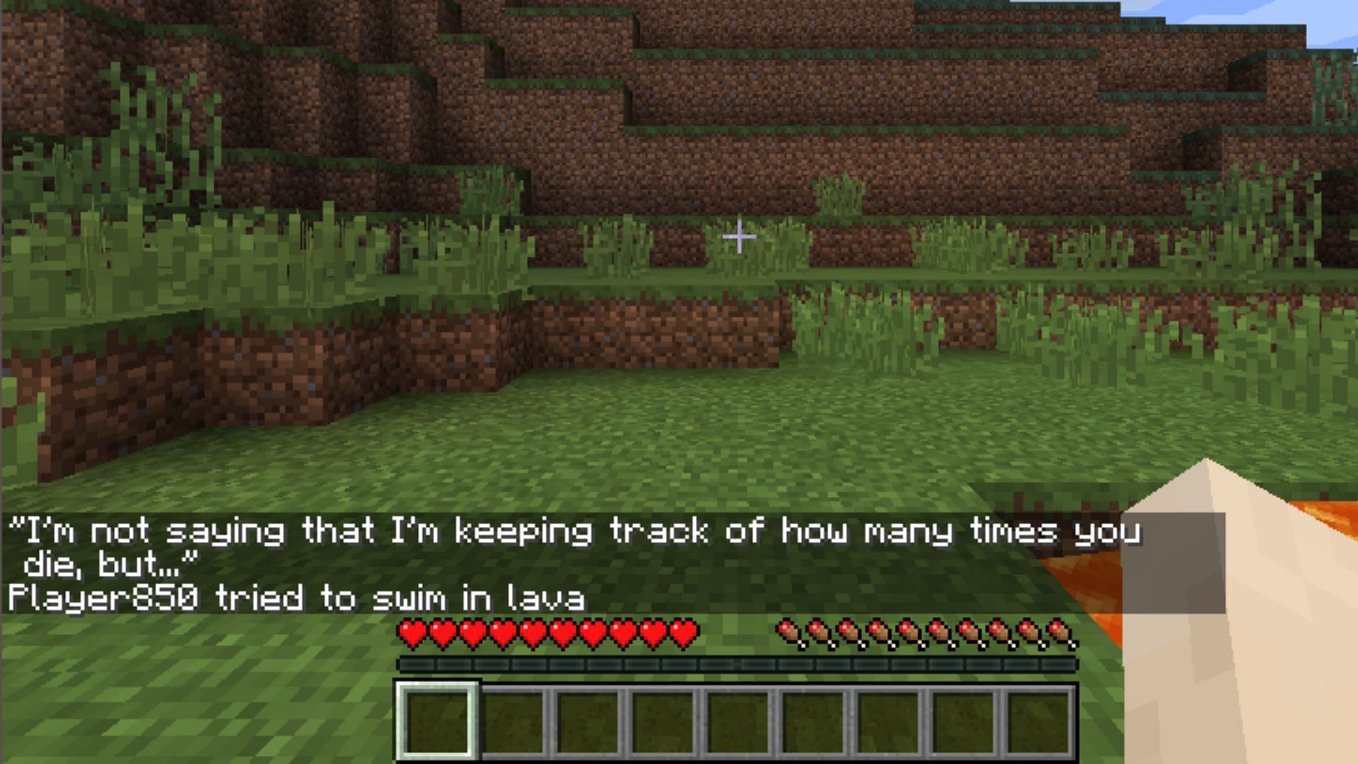 Death Quotes adds hilarious custom death messages to Minecraft (Image via CurseForge)