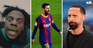 "You let a 5"7, 5"4 man score a header" - Cristiano Ronaldo superfan IShowSpeed trolls 'lazy' Rio Ferdinand for letting Lionel Messi score against him