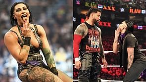 Rhea Ripley reacts to photo of her hugging Jey Uso
