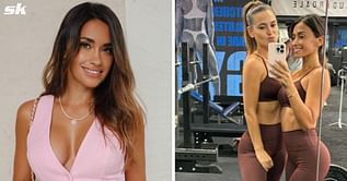 Lionel Messi’s wife Antonela Roccuzzo shares workout snap with Sergio Busquets’ partner Elena Galera as pair sport matching outfits
