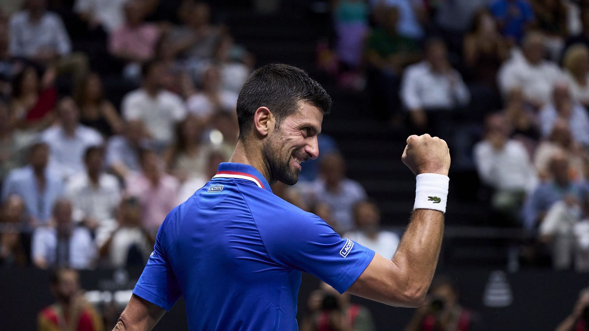 Novak Djokovic helped Serbia beat Spain at the 2023 Davis Cup.