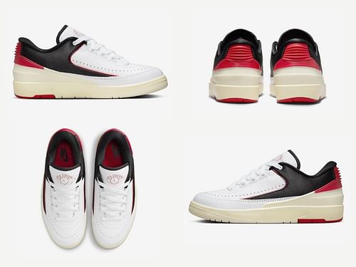 The upcoming Nike Air Jordan 2 Low "Chicago Twist" sneakers (Image via Sportskeeda)